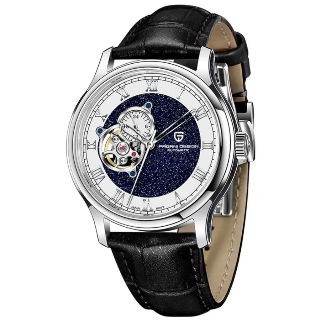 Reloj Pagani Design PD-YS015 automático hombre cristal de zafiro correa de cuero esfera 41mm edición limitada 