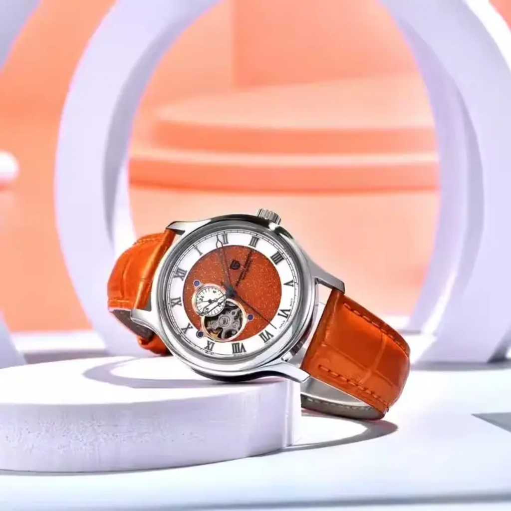 Pagani Design PD-YS015 – Reloj Automático NH39 para Hombre | Cristal de Zafiro y Correa de Cuero 10 Bar