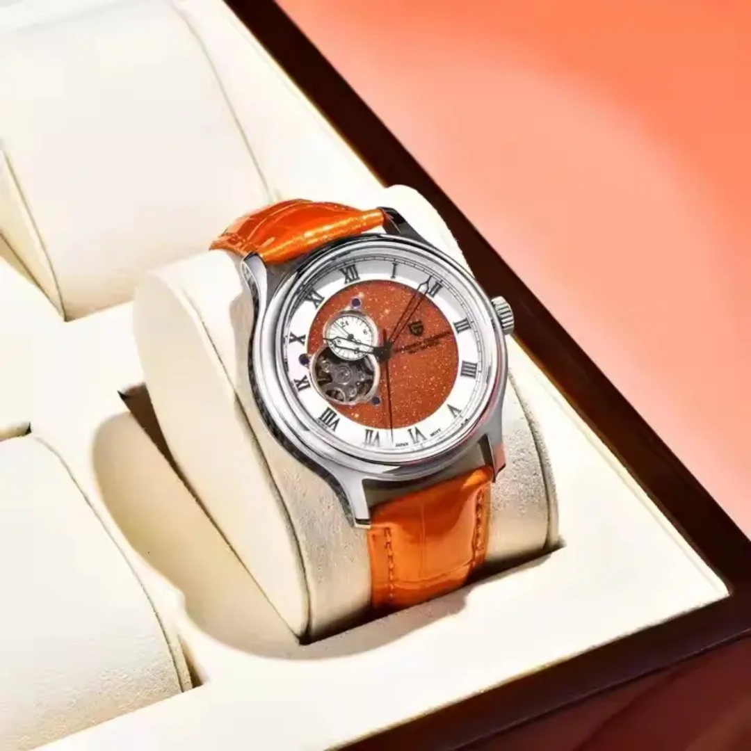 Pagani Design PD-YS015 – Reloj Automático NH39 para Hombre | Cristal de Zafiro y Correa de Cuero 10 Bar