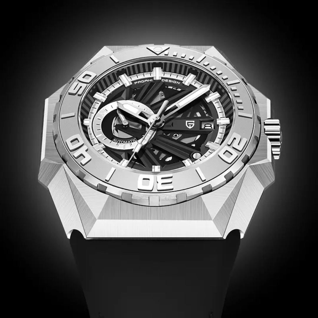 Pagani Design PD-YS007 – Reloj Automático Miyota Gran Esfera para Hombre | Cristal de Zafiro 47,5mm y 10 Bar