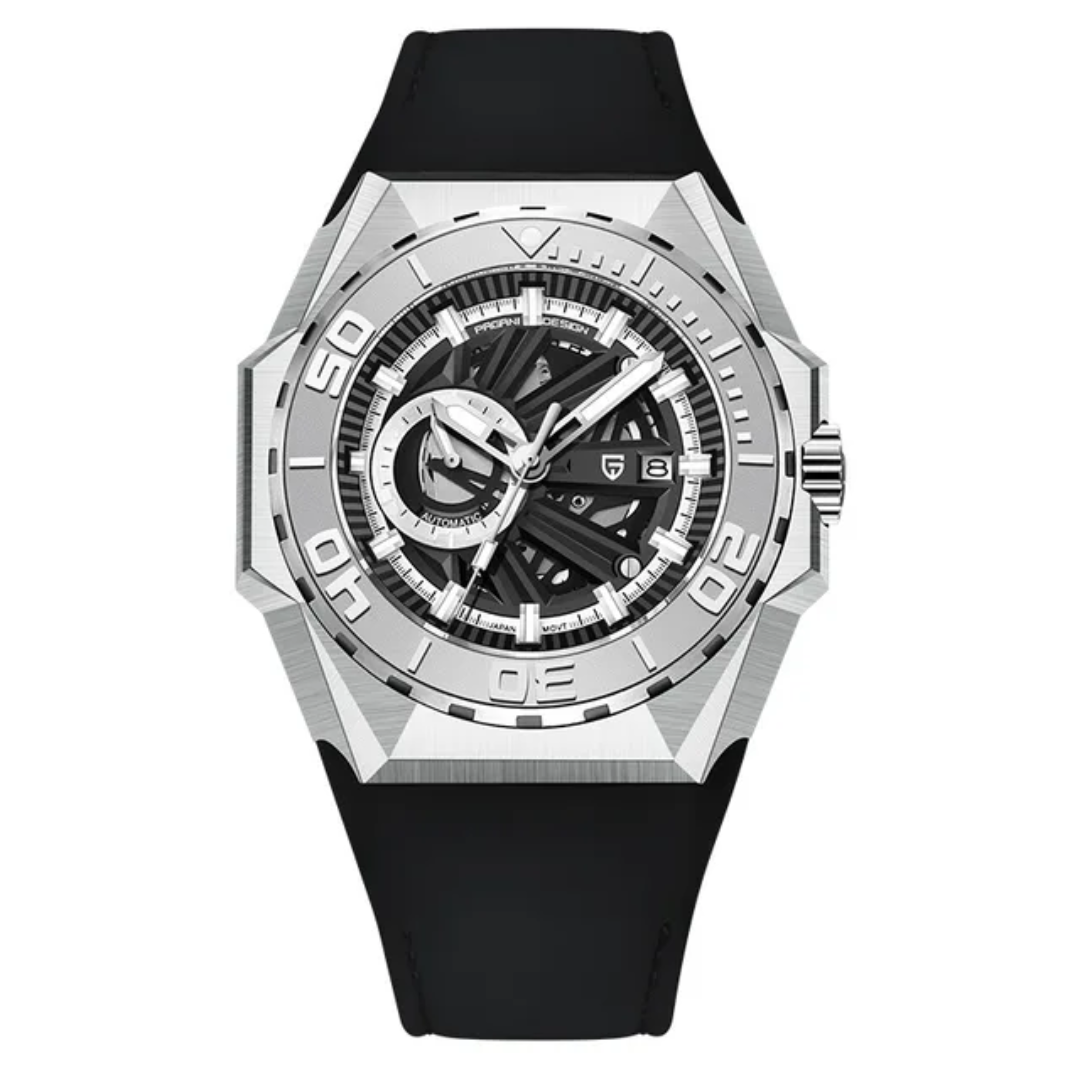 Reloj Pagani Design PD-1676 cronógrafo hombre estilo buzo VK-63 acero inoxidable cristal de zafiro resistente al agua 10 Bar 