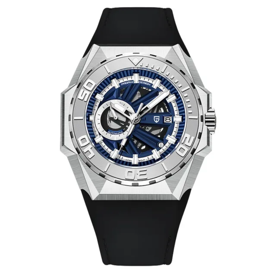 Reloj Pagani Design PD-1676 cronógrafo hombre estilo buzo VK-63 acero inoxidable cristal de zafiro resistente al agua 10 Bar 
