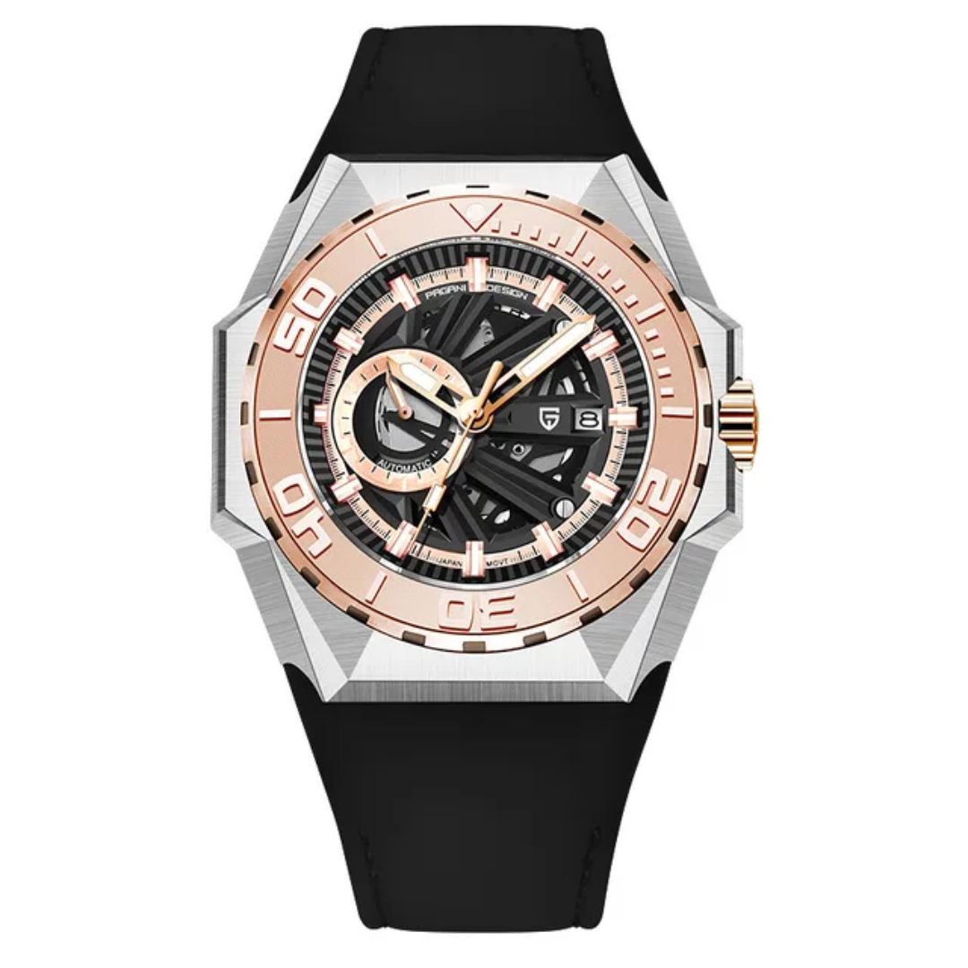 Reloj Pagani Design PD-1676 cronógrafo hombre estilo buzo VK-63 acero inoxidable cristal de zafiro resistente al agua 10 Bar 