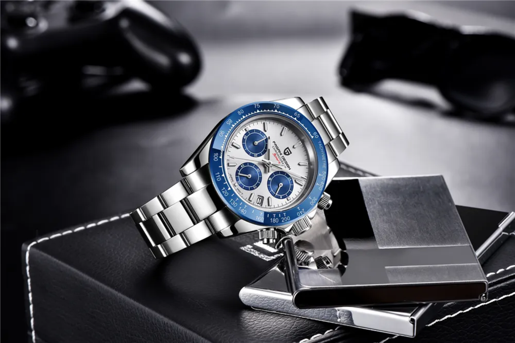 Pagani Design PD-1644 – Men's Quartz Chronograph Watch | Sapphire Crystal and Stainless Steel