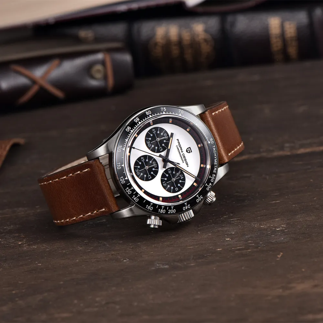 Pagani Design PD-1676 – Reloj Cronógrafo de Cuarzo para Hombre | Cristal de Zafiro y Acero Inoxidable