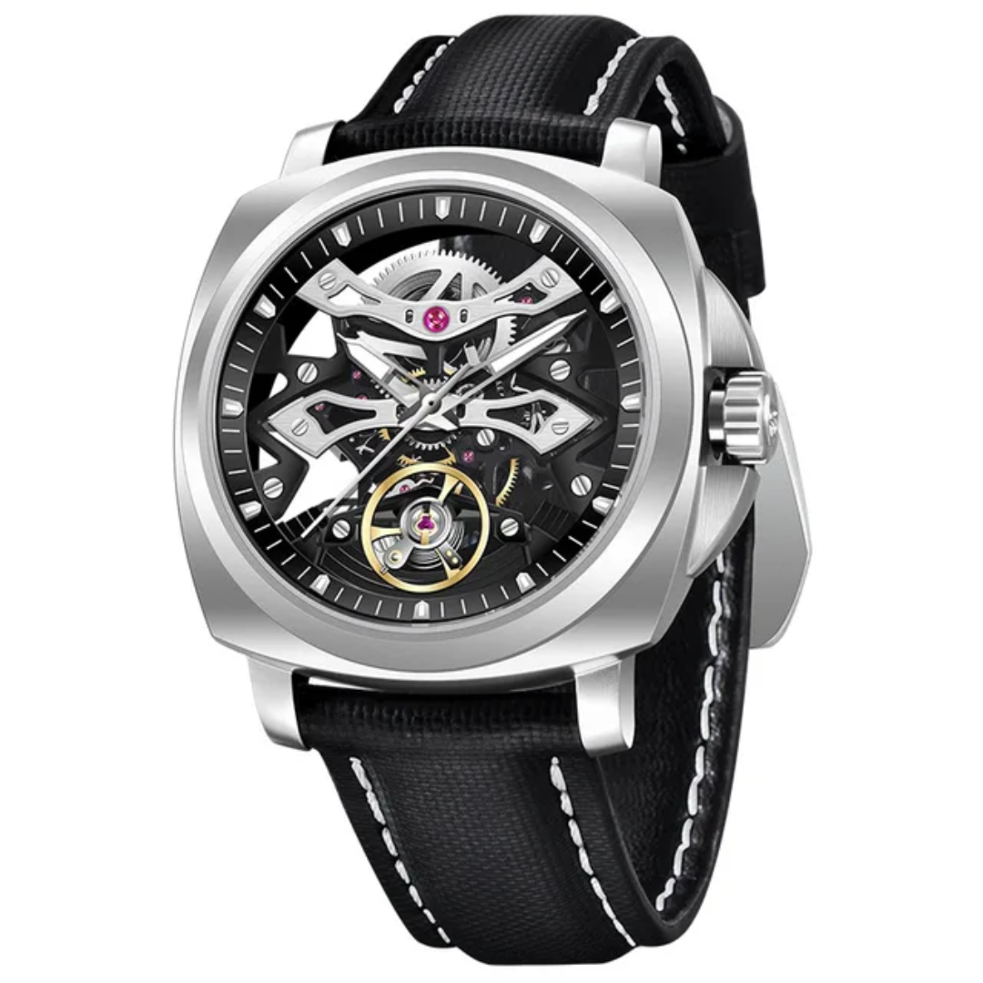 Reloj automático Pagani Design PD-YS017 skeleton con cristal de zafiro 
