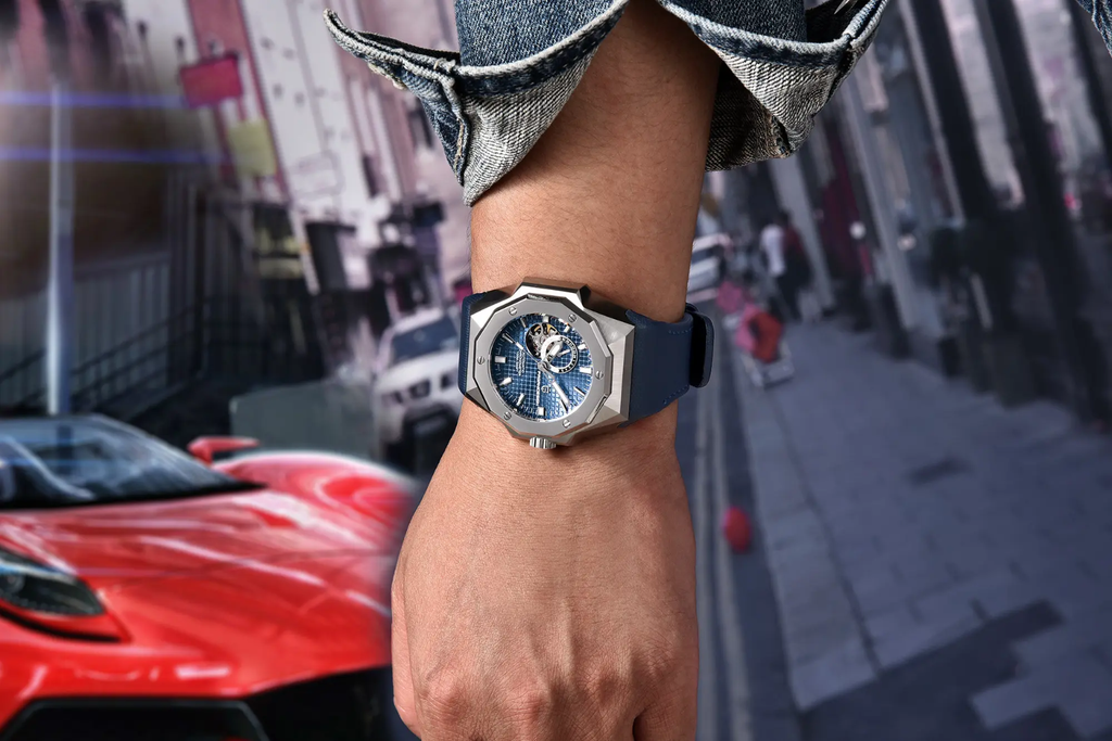 Pagani Design PD-YS010 – Reloj Automático Skeleton NH39A para Hombre | Cristal de Zafiro y Acero Inoxidable