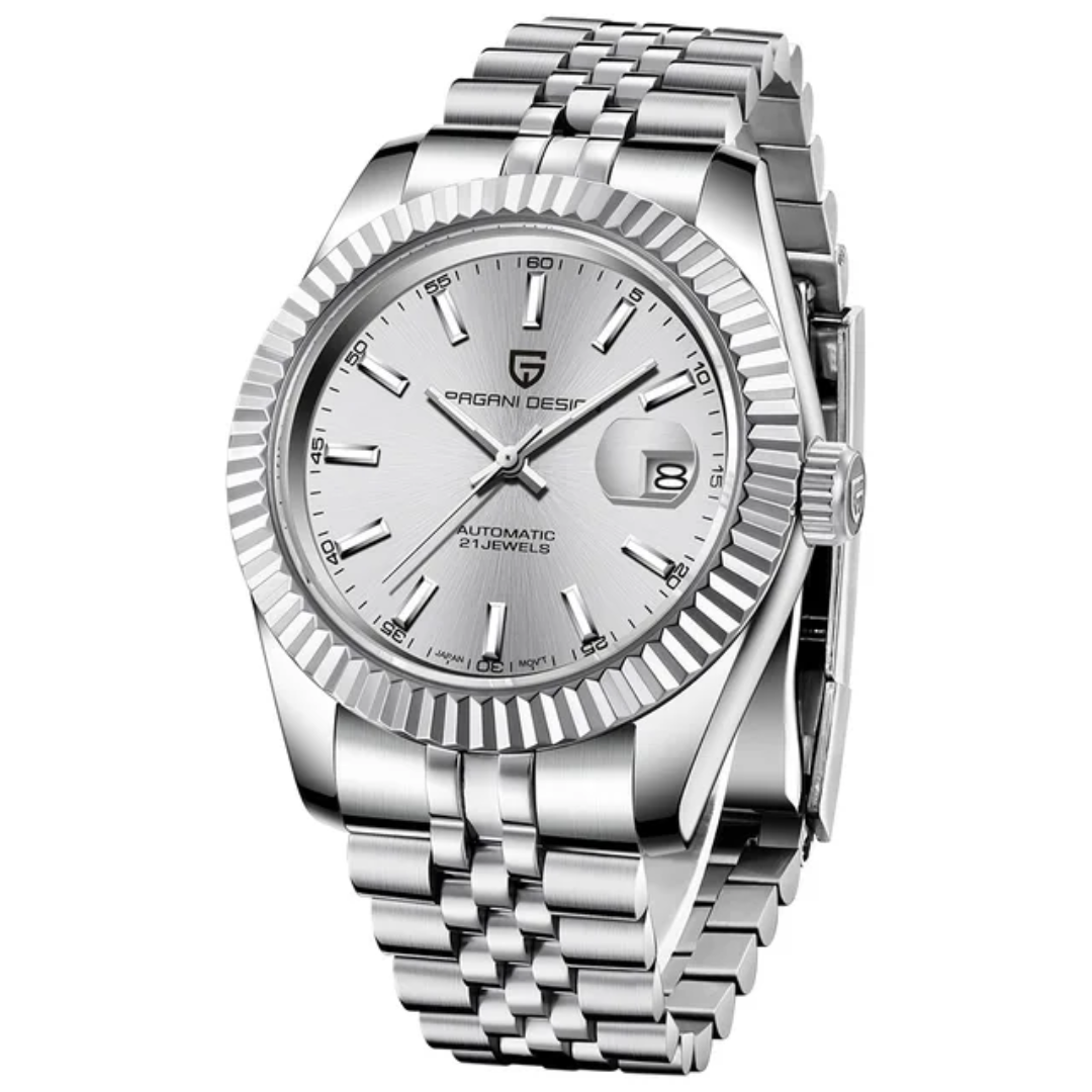 Pagani Design PD-1645 – Men's Seiko Automatic Watch | Sapphire Crystal and Stainless Steel 42mm