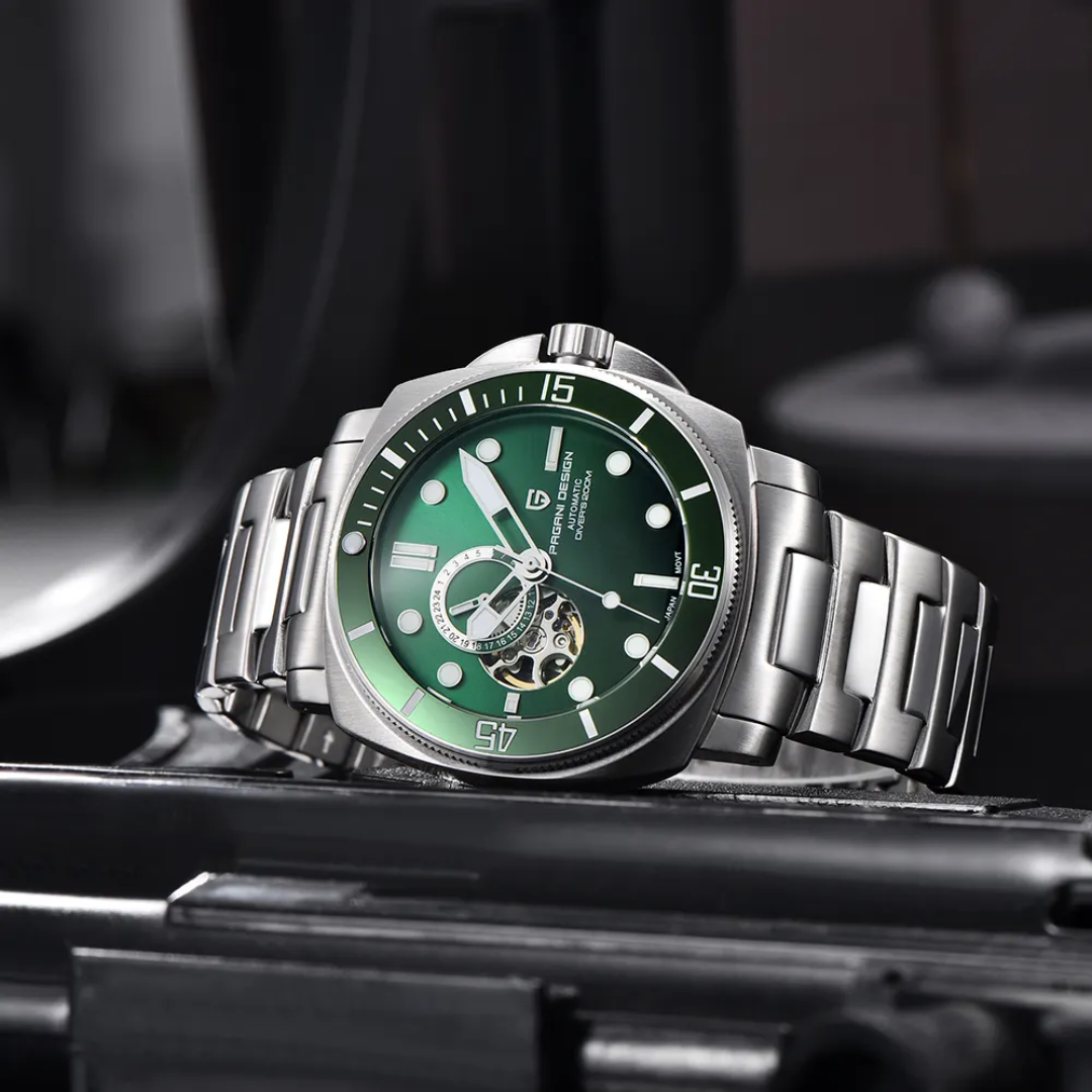 Pagani Design PD-1736 – Reloj de Buceo Automático para Hombre | Movimiento NH39, Cristal de Zafiro y 20 Bar