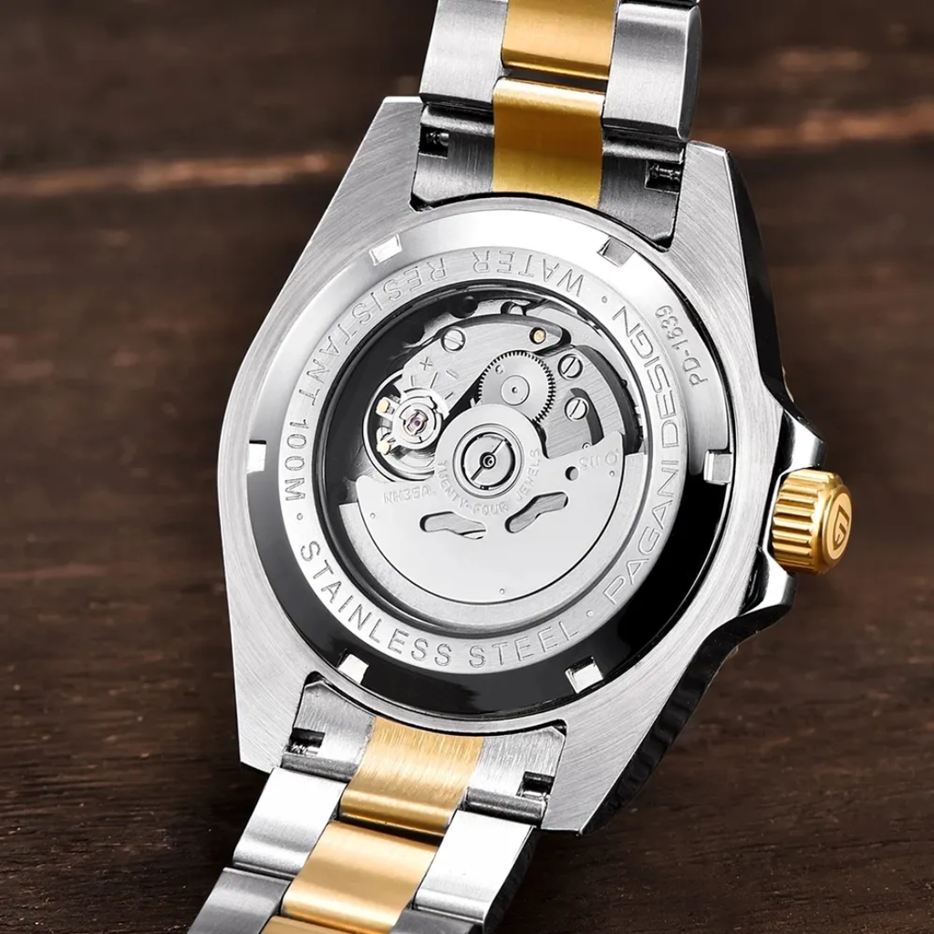 Pagani Design PD-1639 Reloj Automático NH35 para Hombre | Cristal de Zafiro y Acero Inoxidable 43mm