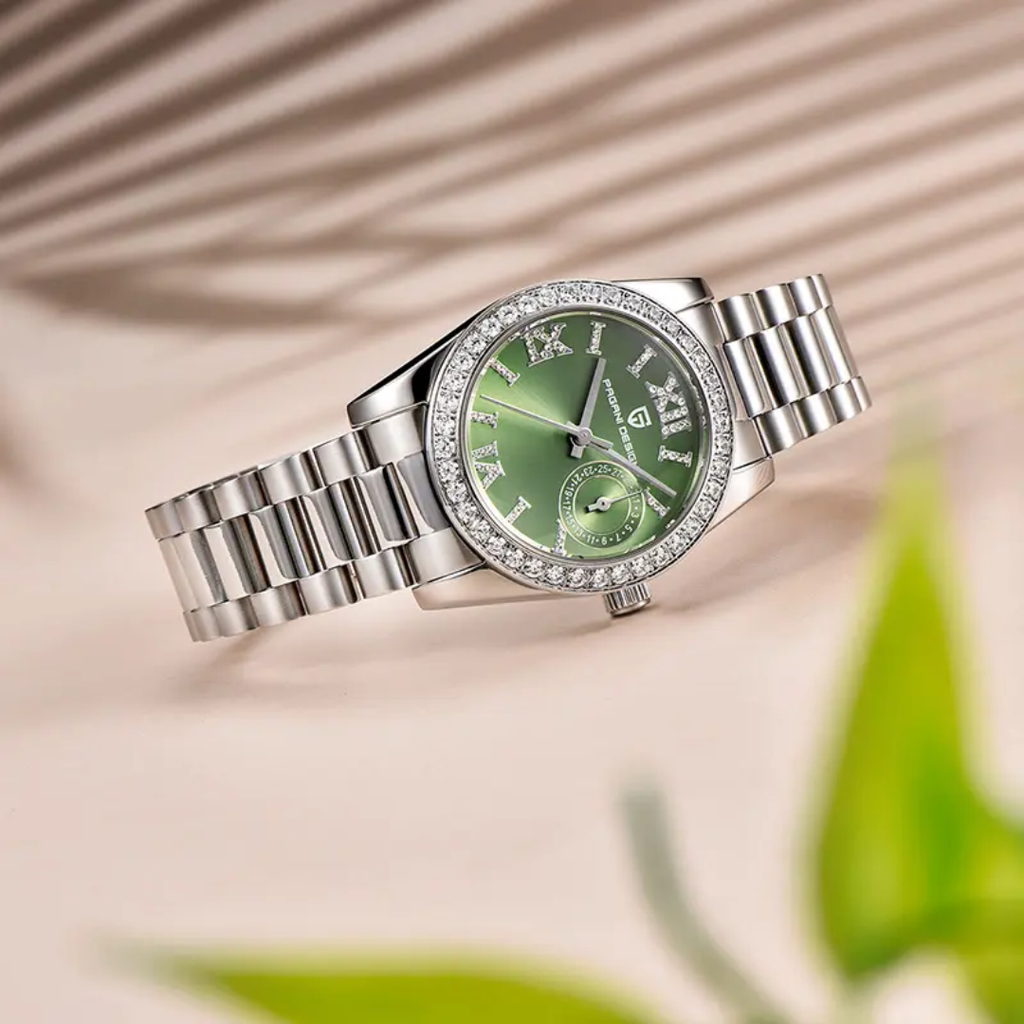 Pagani Design PD-1776 – Reloj de Cuarzo para Mujer | Cristal de Zafiro y Acero Inoxidable