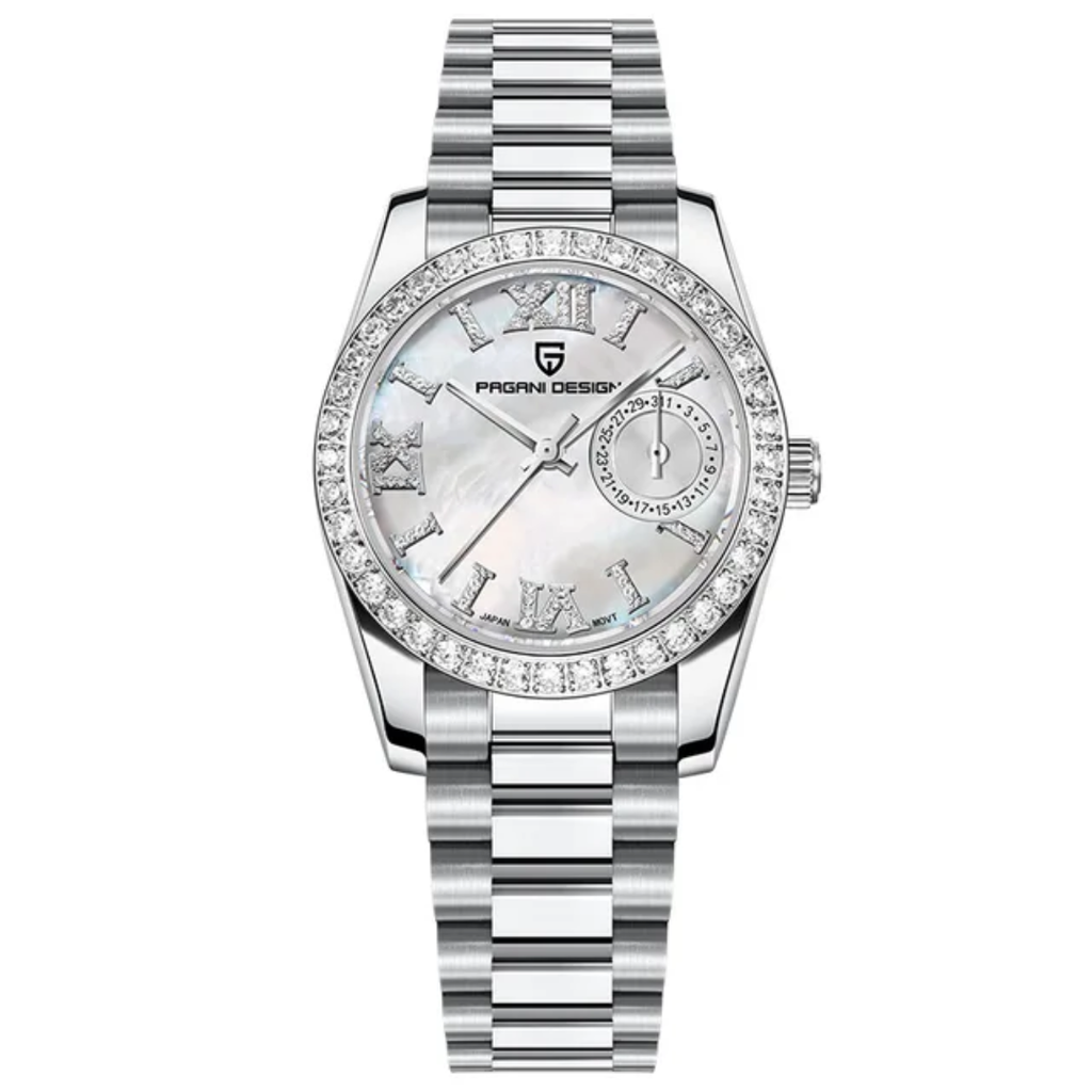 Reloj Pagani Design PD-1776 mujer cuarzo estilo buzo cristal de zafiro acero inoxidable resistente al agua 10 Bar edición limitada 
