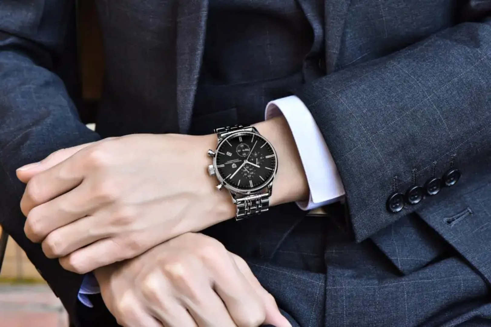 Pagani Design PD-2720K – Reloj de Cuarzo para Hombre | Calendario Completo y Diseño Clásico