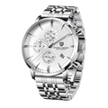 Reloj Pagani Design PD-2720K lujo hombre gran esfera 46,5mm correa de cuero fecha automática rattrapante 