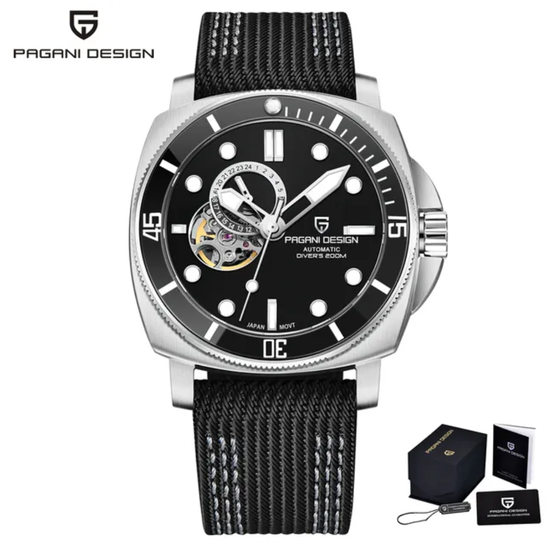Pagani Design PD-1736 – Men's Automatic Dive Watch | NH39 Movement, Sapphire Crystal, and 20 Bar