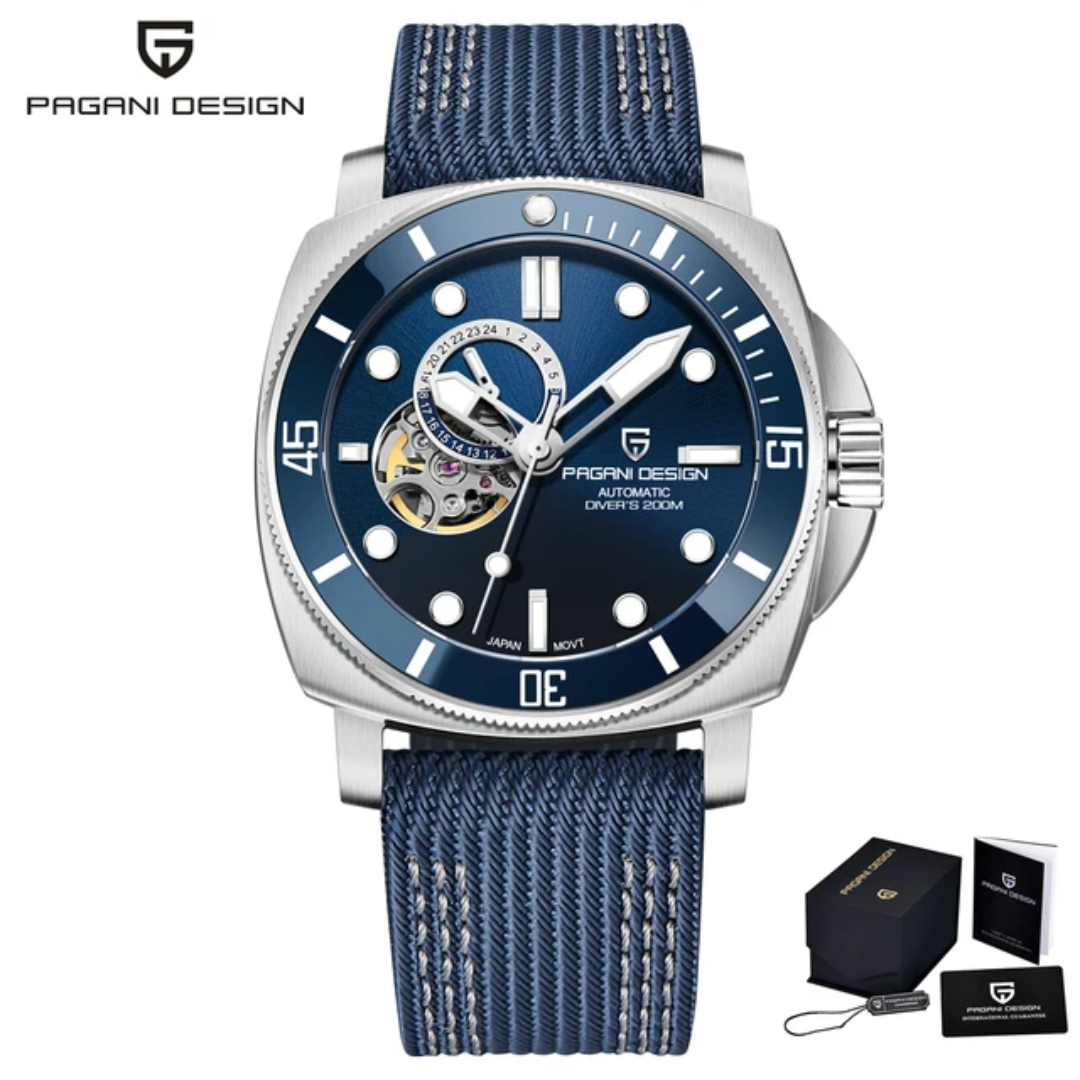 Pagani Design PD-1736 – Men's Automatic Dive Watch | NH39 Movement, Sapphire Crystal, and 20 Bar