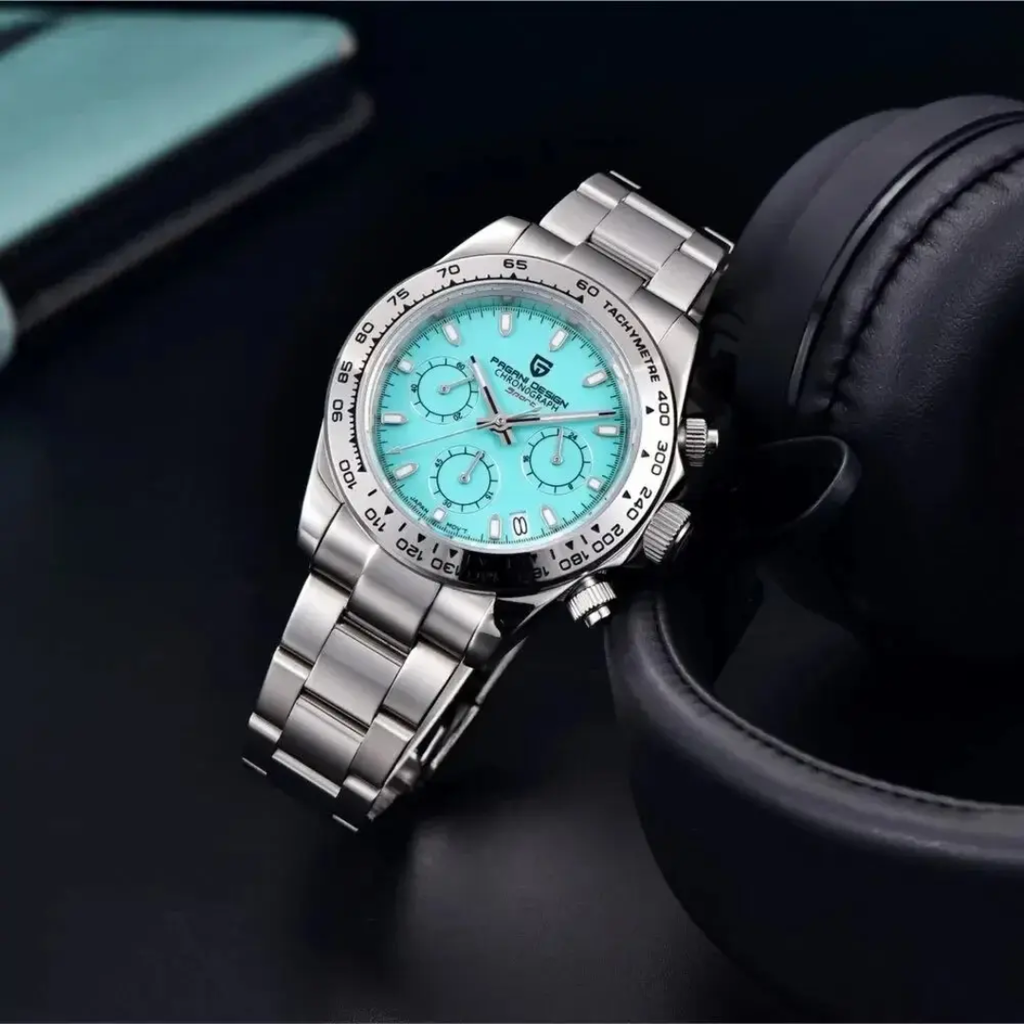Pagani Design PD-1727 – Reloj Cronógrafo de Cuarzo para Hombre | Acero Inoxidable y Cristal de Zafiro