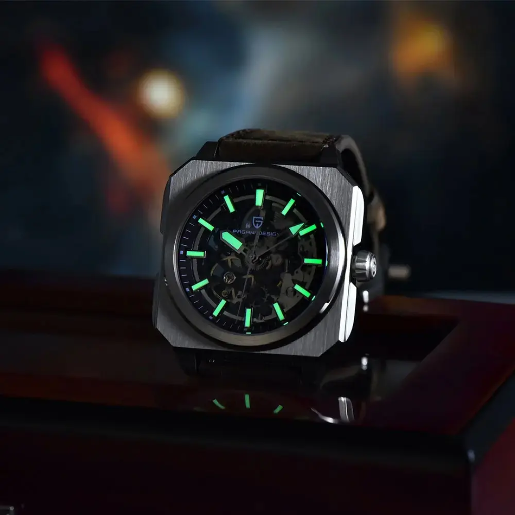 Pagani Design PD-1791 – Reloj Automático con Tourbillon para Hombre | Zafiro, 48mm y 5 Bar