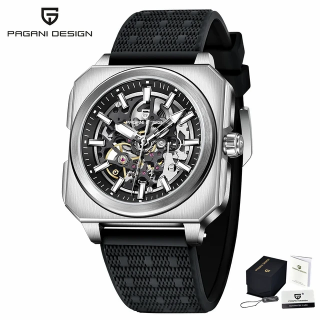 Pagani Design PD-1791 – Reloj Automático con Tourbillon para Hombre | Zafiro, 48mm y 5 Bar