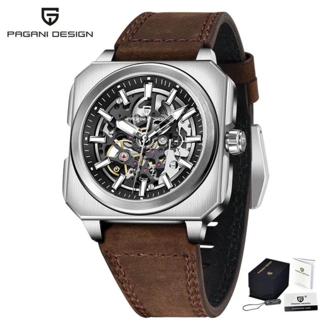 Pagani Design PD-1791 – Automatic Tourbillon Watch for Men | Sapphire, 48mm and 5 Bar