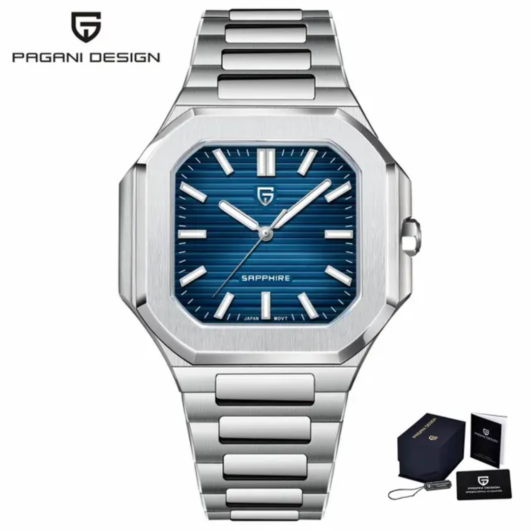 Pagani Design PD-YS019 | Cuarzo Japonés TMI VH31 | Cristal Zafiro AR | 50M