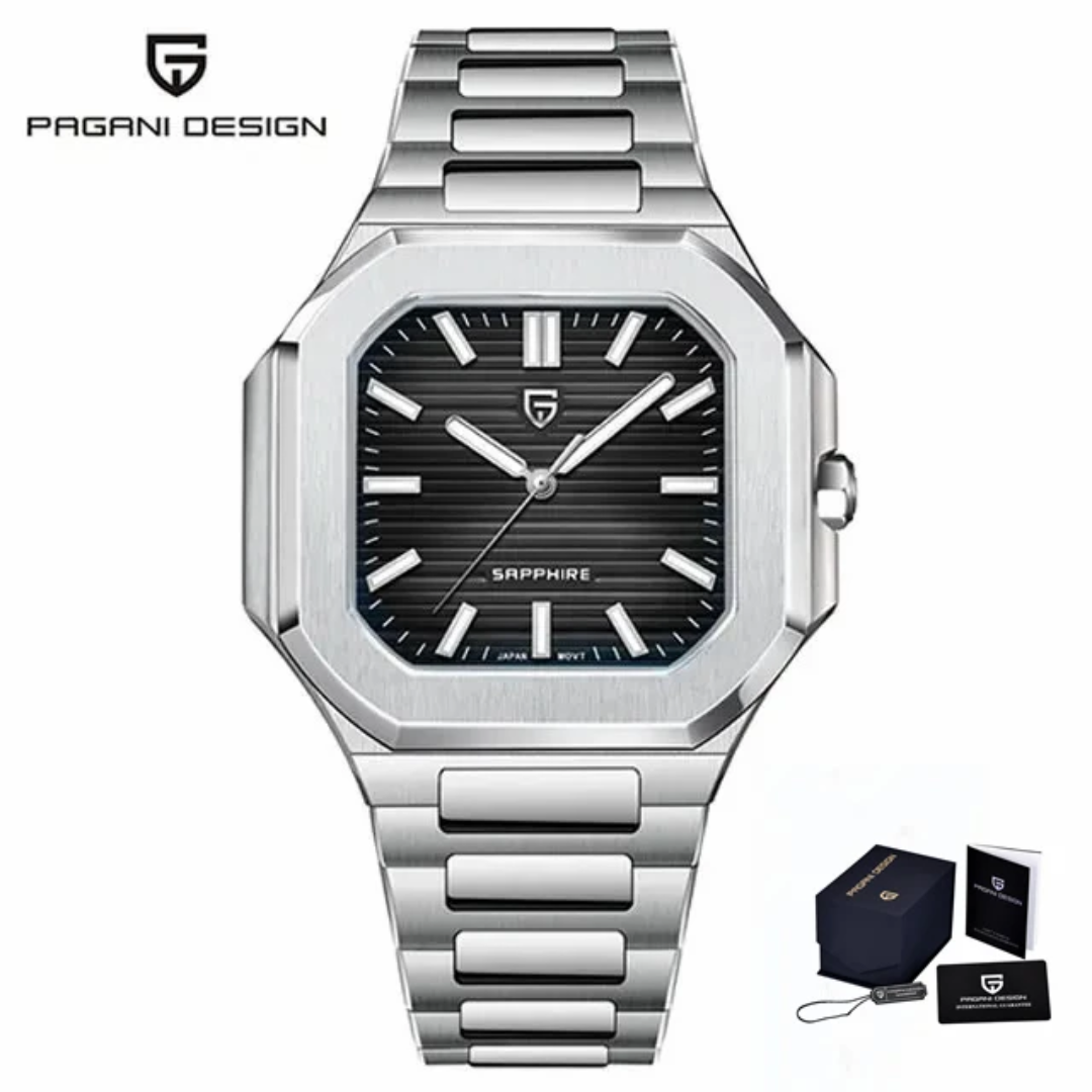 Pagani Design PD-YS019 | Cuarzo Japonés TMI VH31 | Cristal Zafiro AR | 50M
