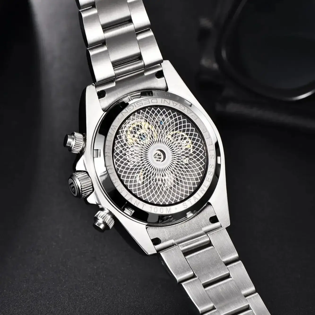 Pagani Design PD-1777 | Automático Skeleton | Cristal Zafiro | 10 Bar
